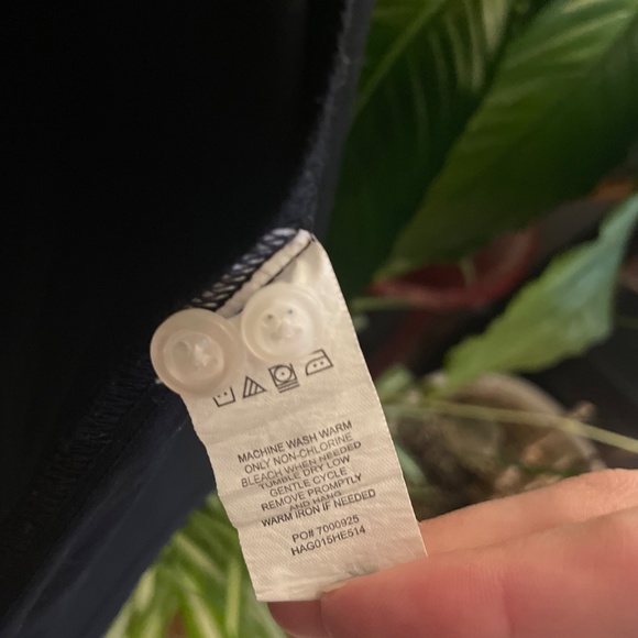 Haggar Black button down shirt - Picture 4 of 4